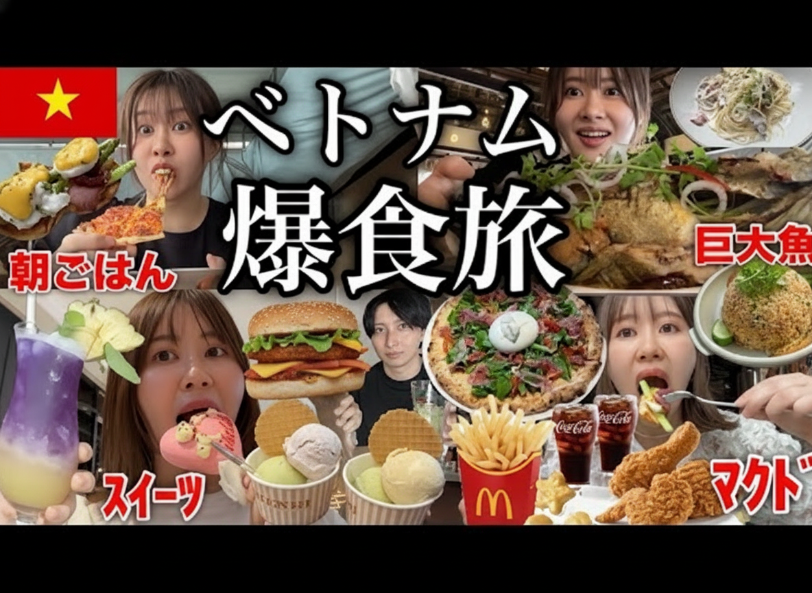 【3泊4日ベトナム旅行】エミリン爆食い！